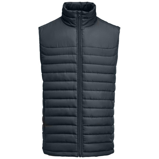 James Harvest Mens Padded Vests Black